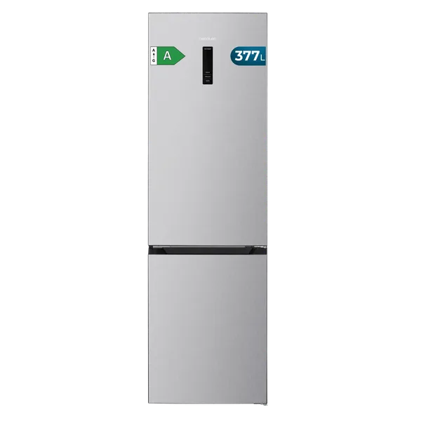 Frigorífico combi Bolero CoolMarket 377 Inox de Cecotec