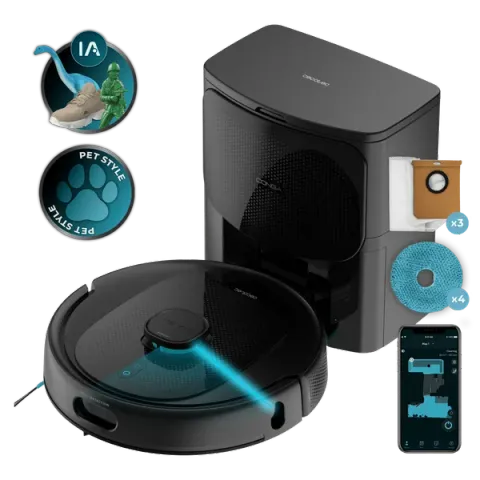 Robot aspirador Conga 9990 AI Spin Revolution Ultra Power Home de Cecotec