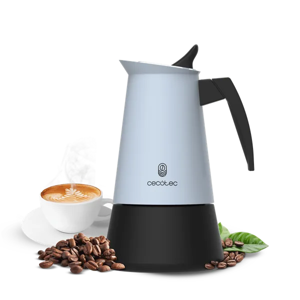 Cafetera italiana Piccolina 600 Blue de Cecotec
